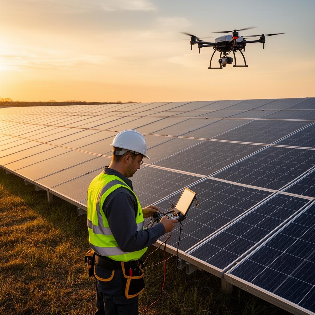 Mentenanță parcuri fotovoltaice